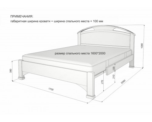 Кровать Омега