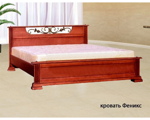 Кровать Феникс с ковкой